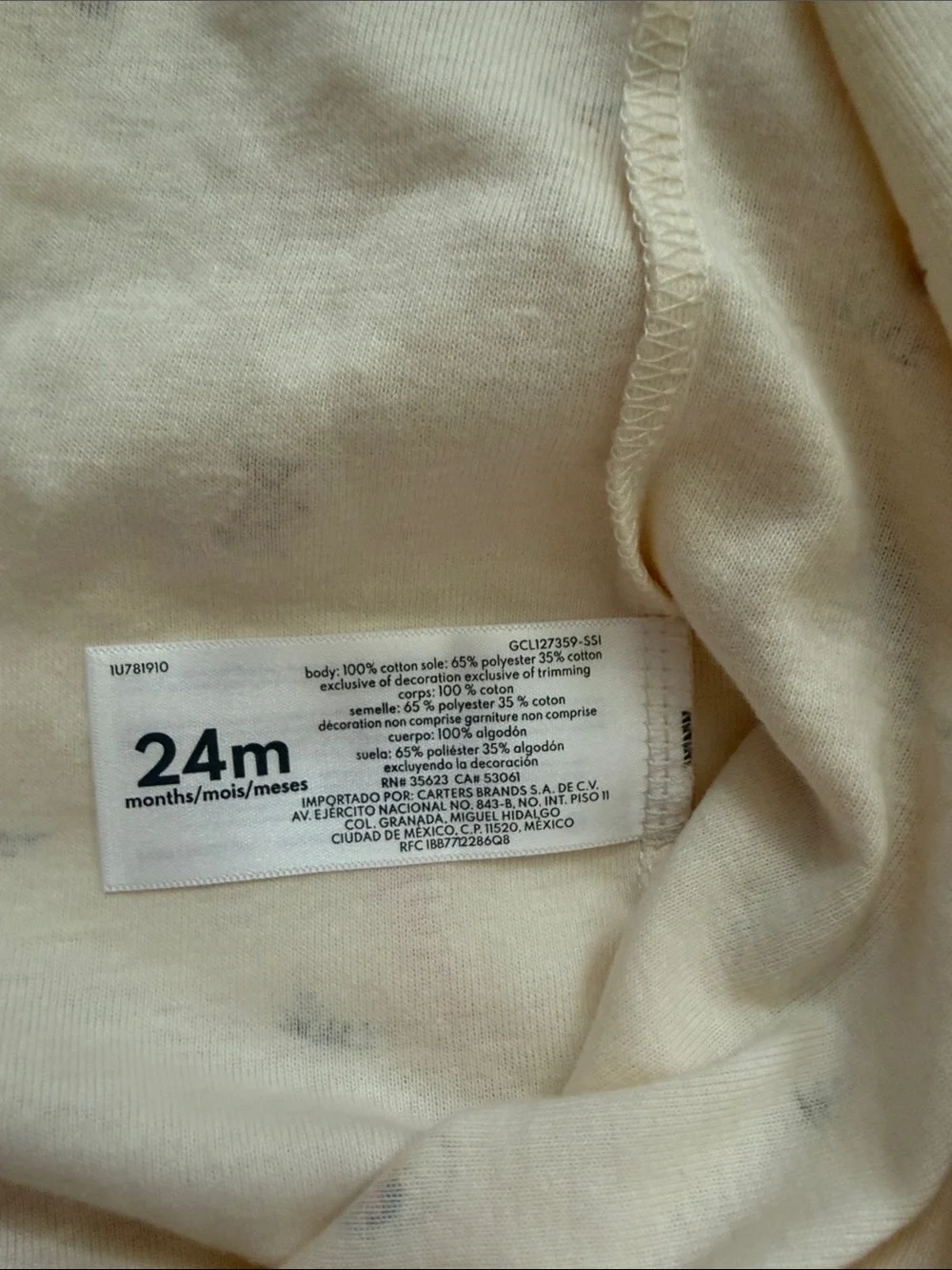 Carter's 24 M footie pajama bundle - cotton - zip up Footed Sleepers